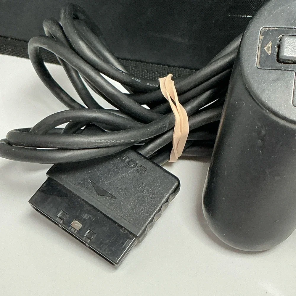 Sony PlayStation 2 DualShock 2 Controller Lot of 2 Black Untested As-Is